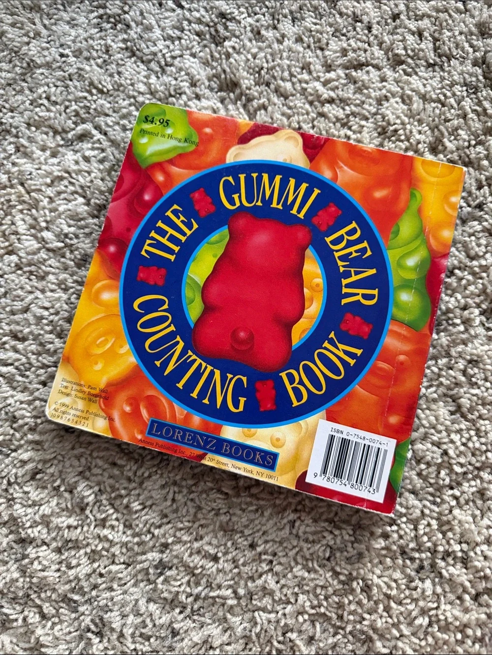 3/$25 🪩 Gummy Bear Numbers Counting Board Book | Childrens book